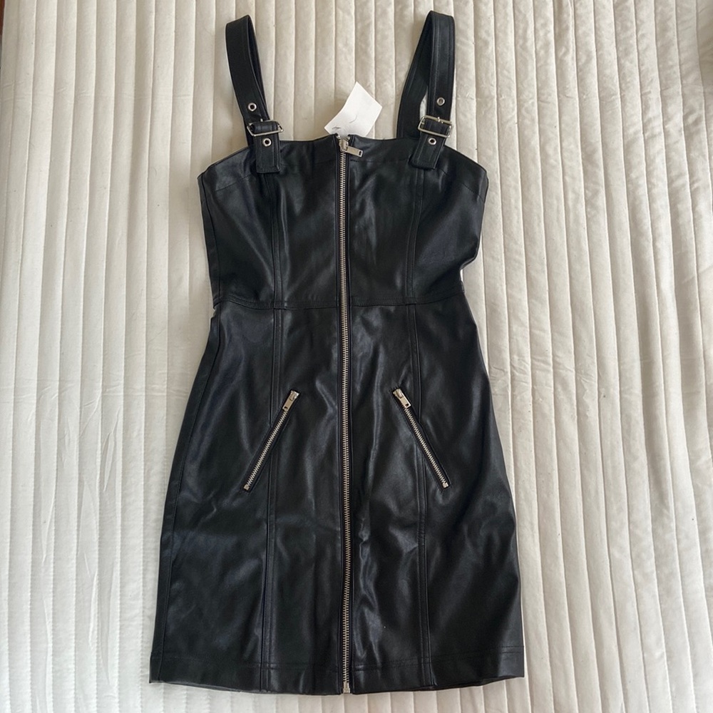H&M leather dress - never worn
